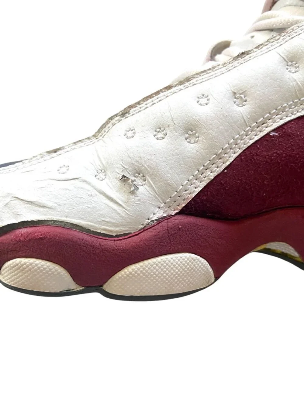 Nike Air Jordan 13 Retro Bordeaux High Tops Size 6 Grade School Colorway Vintage